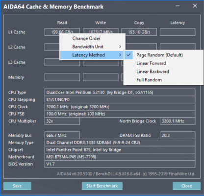 Aida cache memory benchmark как запустить